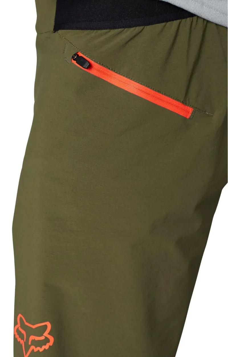 Fox Flexair Lite MTB Shorts Olive Green-5