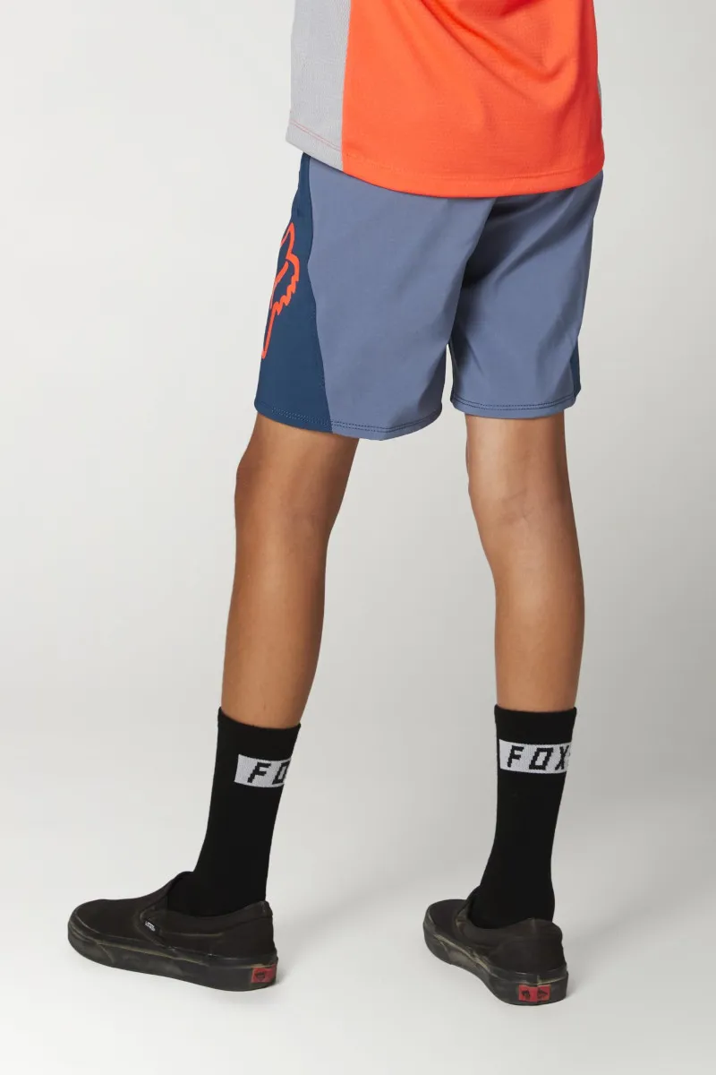 Fox Youth Defend MTB Shorts Dark Indigo-3