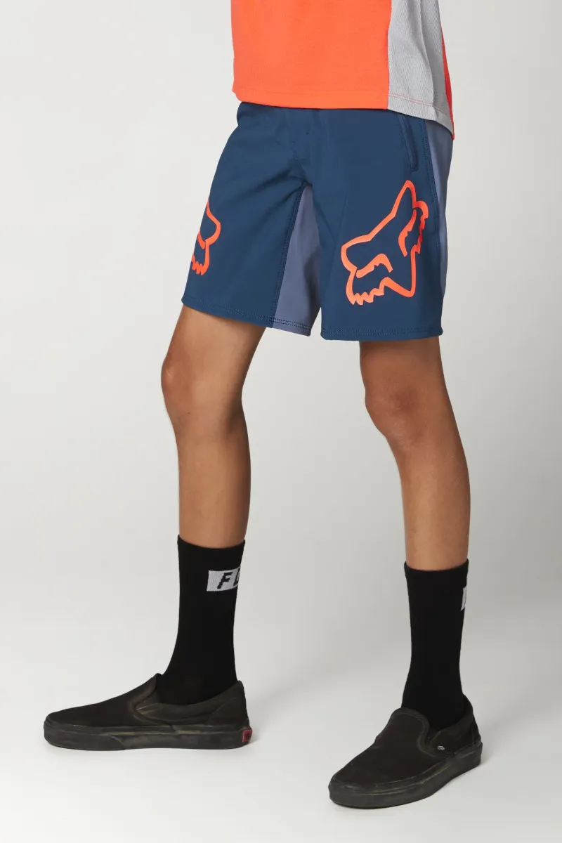 Fox Youth Defend MTB Shorts Dark Indigo-2