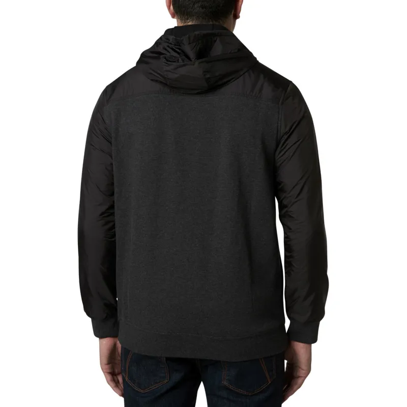 Fox Pivot Zip Fleece Hoodie Heather Black-3
