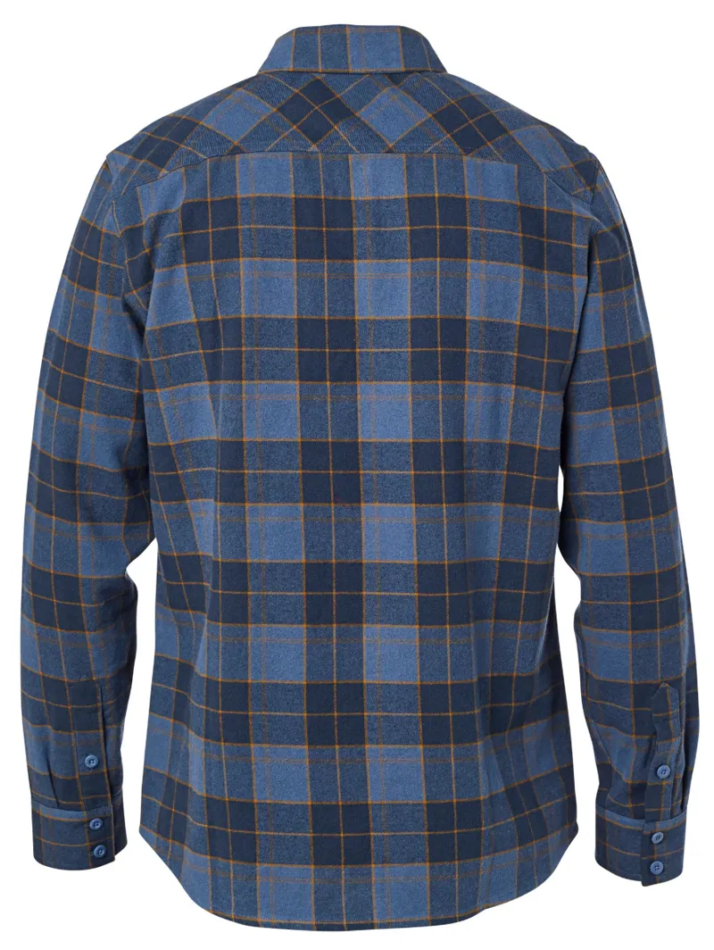 Fox Traildust 2.0 Flannel Shirt Navy/Gold-1