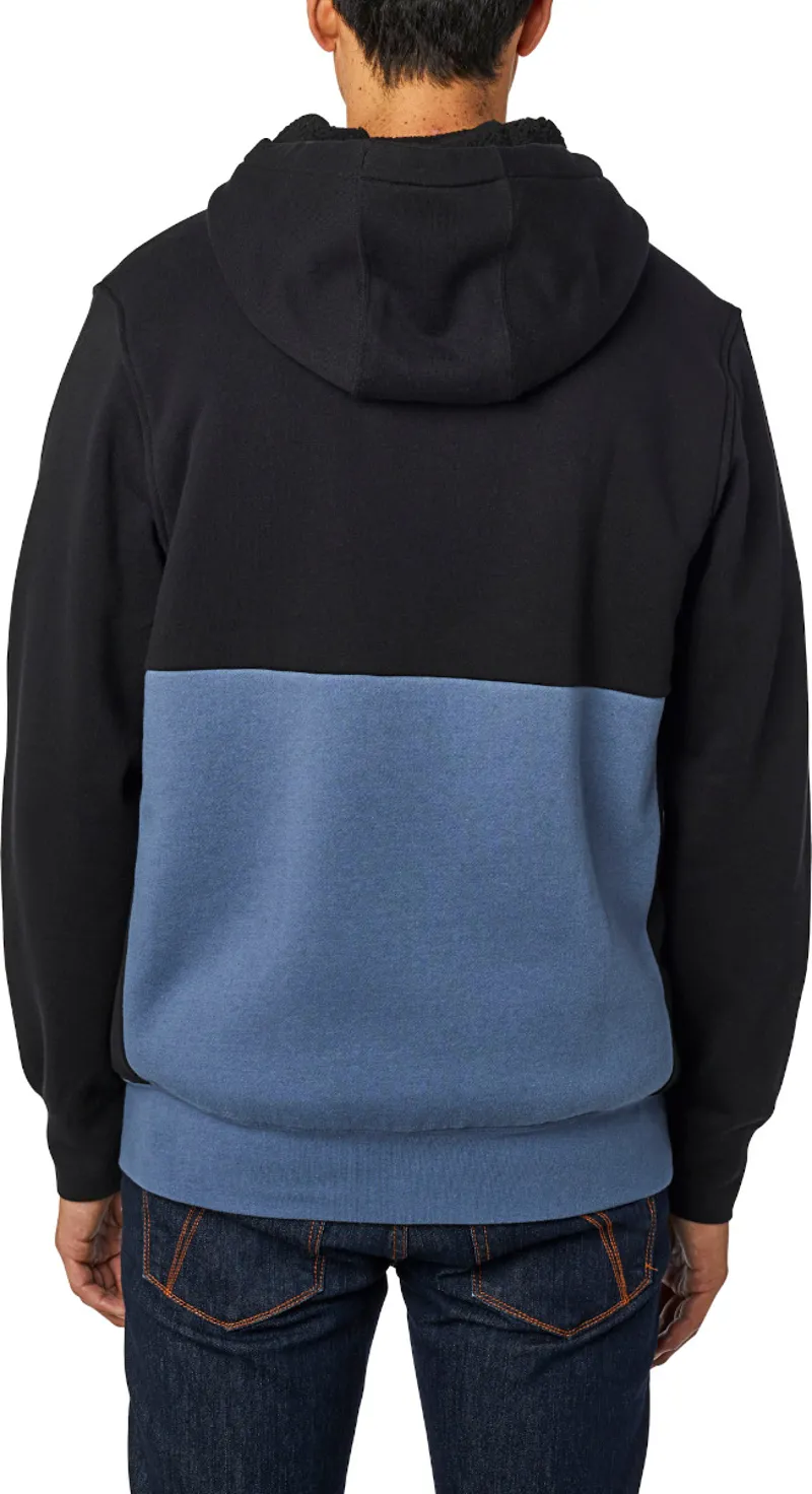 Fox Rebound Sherpa Zip Fleece Hoodie Blue Steel-4