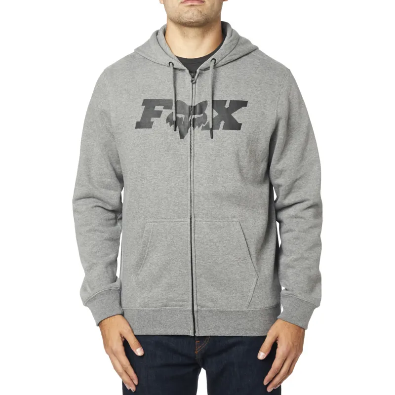 Fox Legacy F-Head-X Zip Fleece Hoodie Heather Graphite-2