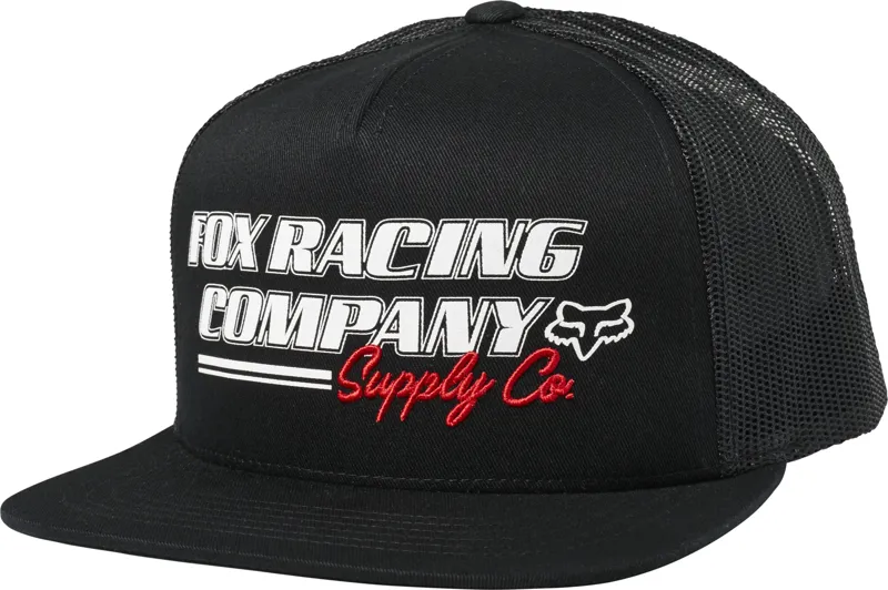 Fox Pit Stop Snapback Hat Black