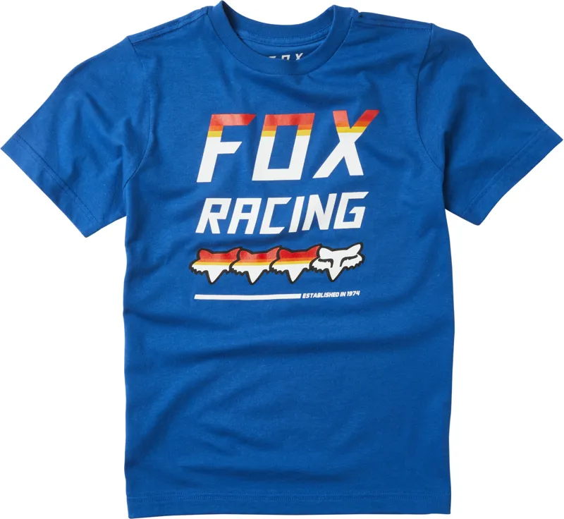 Fox Youth Full Count SS Tee Royal Blue