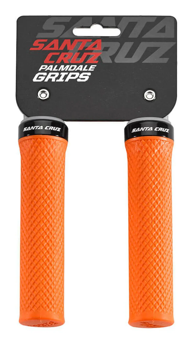 Santa Cruz Palmdale Lock-On Grips Orange