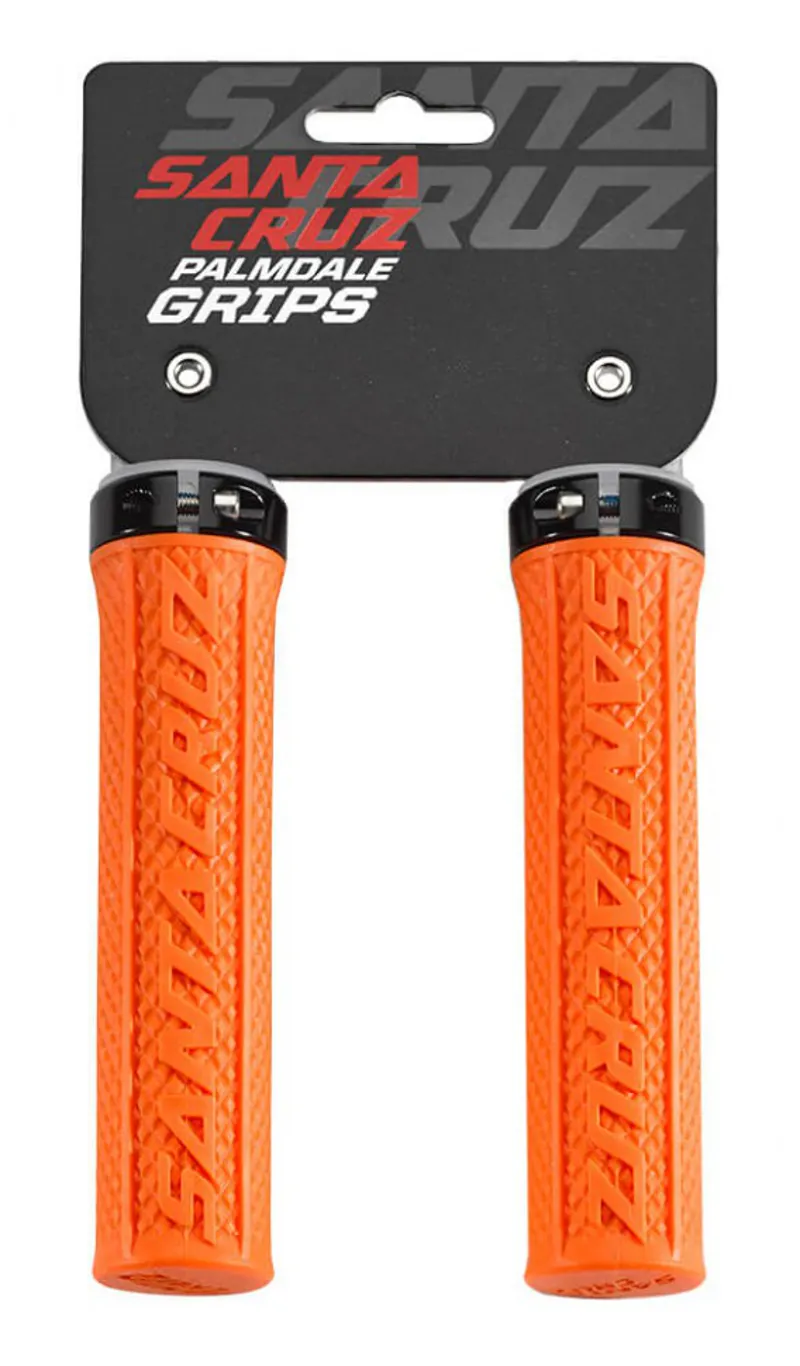 Santa Cruz Palmdale Lock-On Grips Orange-1
