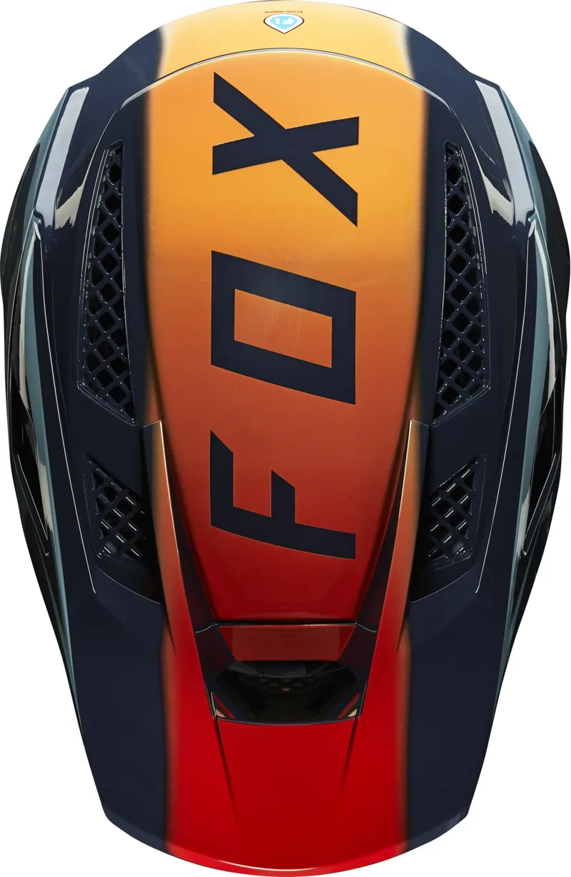 Fox Rampage Pro Carbon Helmet Daiz Navy-2