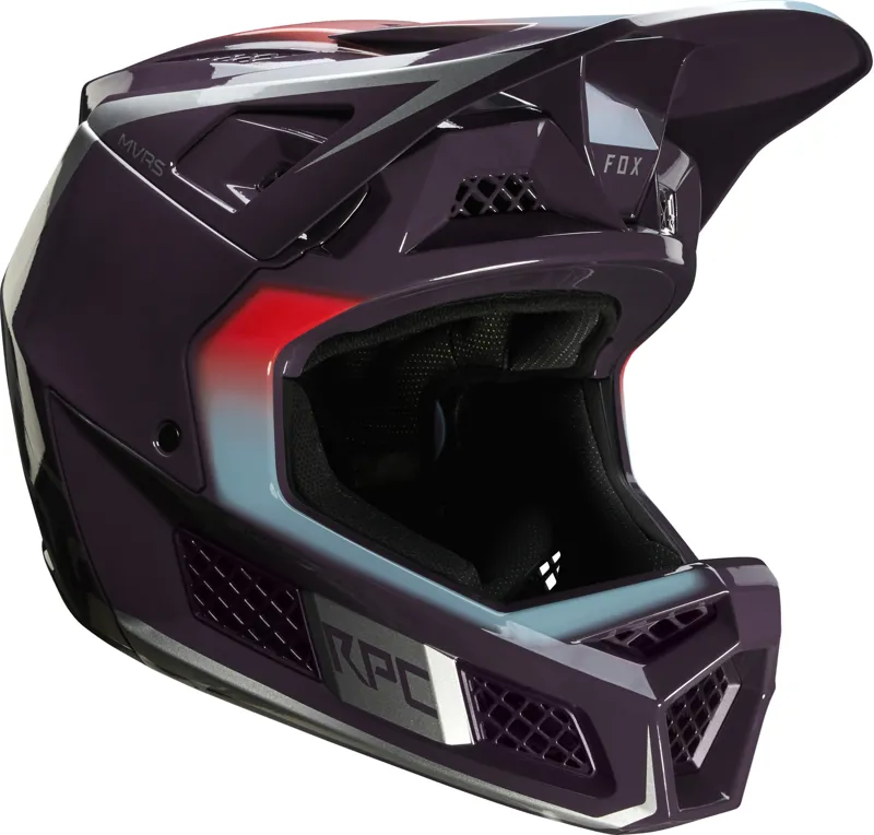 Fox Rampage Pro Carbon Helmet Daiz Dark Purple-1