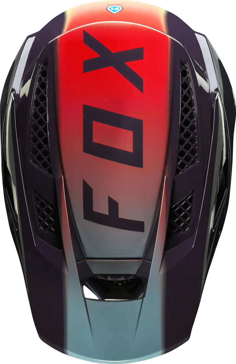 Fox Rampage Pro Carbon Helmet Daiz Dark Purple-2