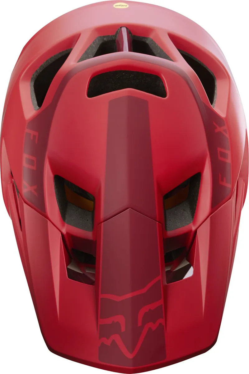 Fox Proframe Full Face Helmet Quo Burnt Red-2