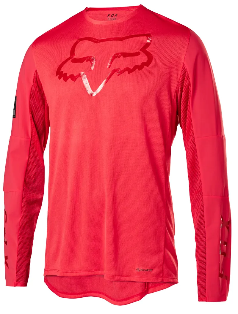 Fox Flexair Delta Limited Edition LS Jersey Bright Red