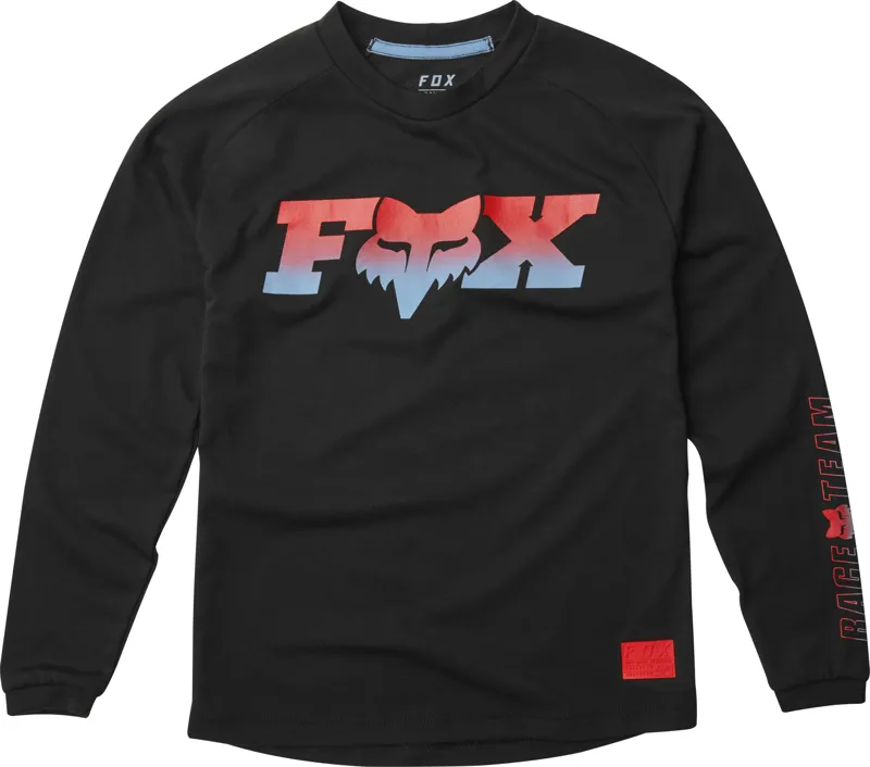 Fox Youth Ranger DR LS Jersey Black
