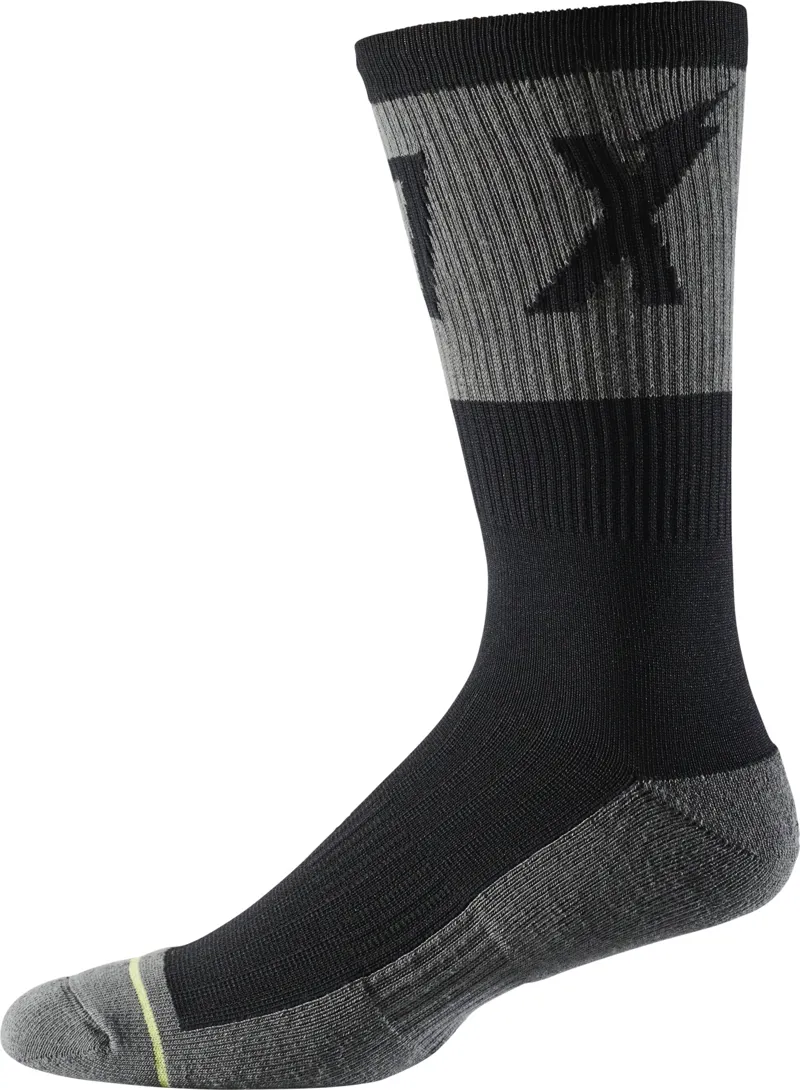 Fox Trail 8 Inch Cushioned MTB Socks Wurd Black