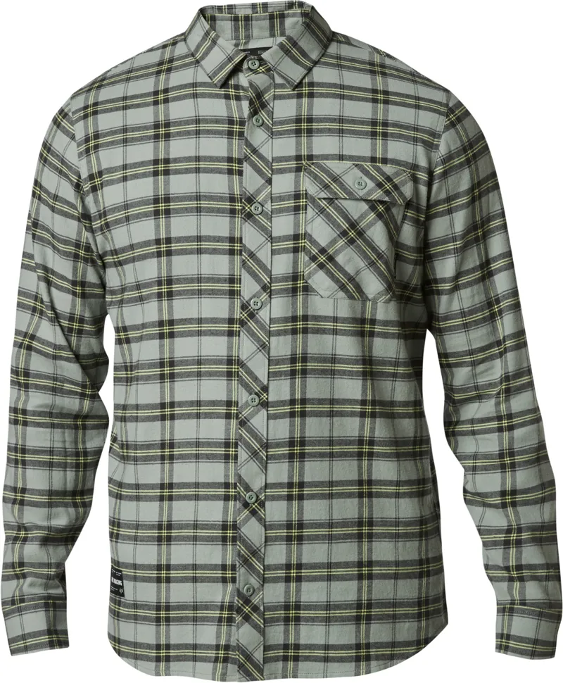 Fox Boedi LS Flannel Shirt Eucalyptus