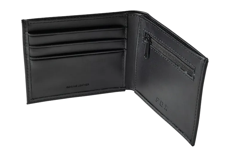 Fox Bifold Leather Wallet Black-1