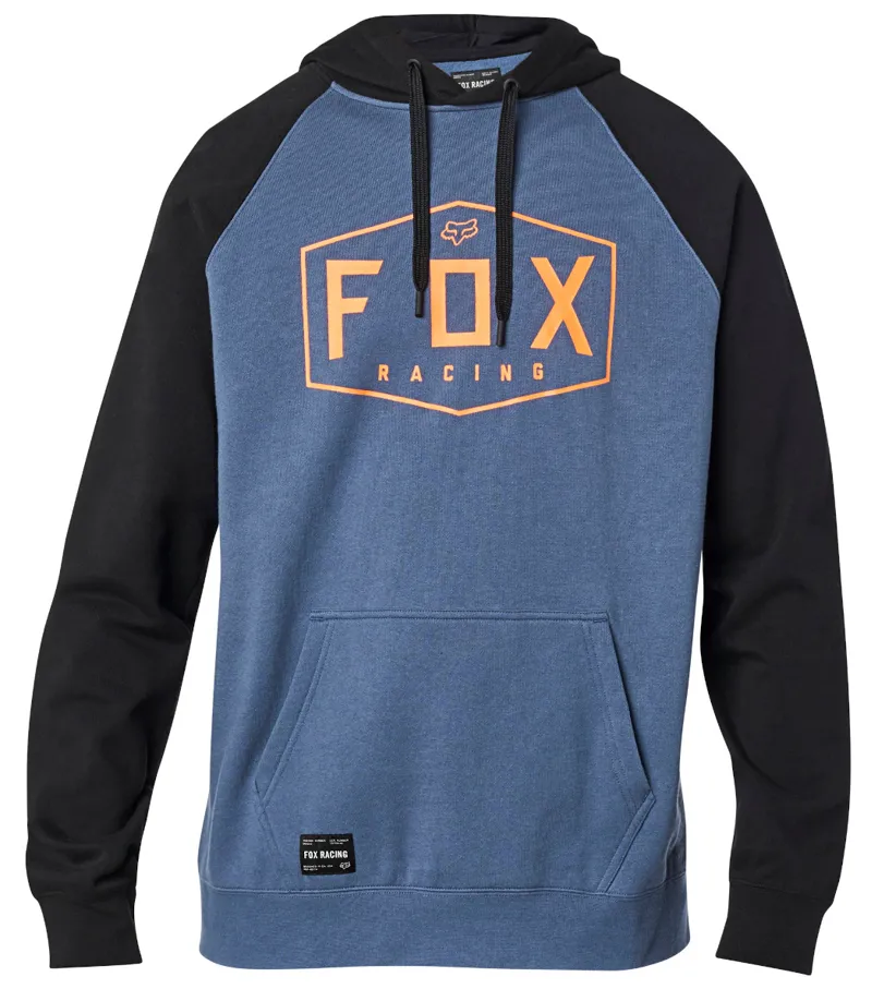 Fox Crest Pullover Fleece Hoodie Blue Steel
