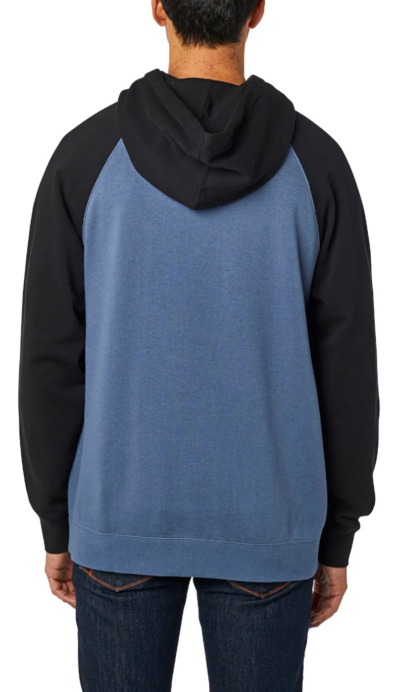 Fox Crest Pullover Fleece Hoodie Blue Steel-3