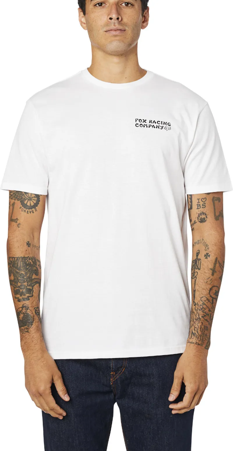 Fox Death Wish SS Premium Tee Optic White-2