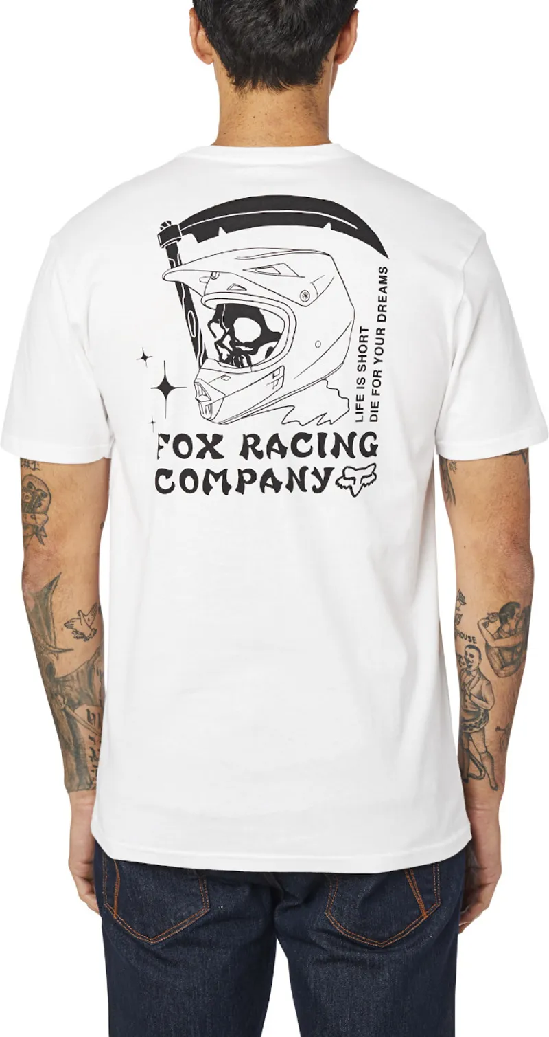 Fox Death Wish SS Premium Tee Optic White-3