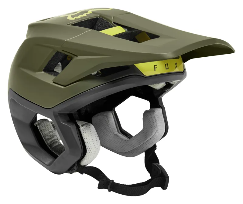Fox Dropframe Pro MIPS MTB Helmet Olive Green-1