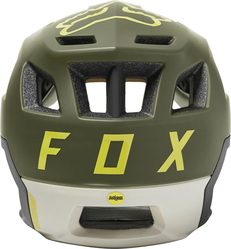Fox Dropframe Pro MIPS MTB Helmet Olive Green-3