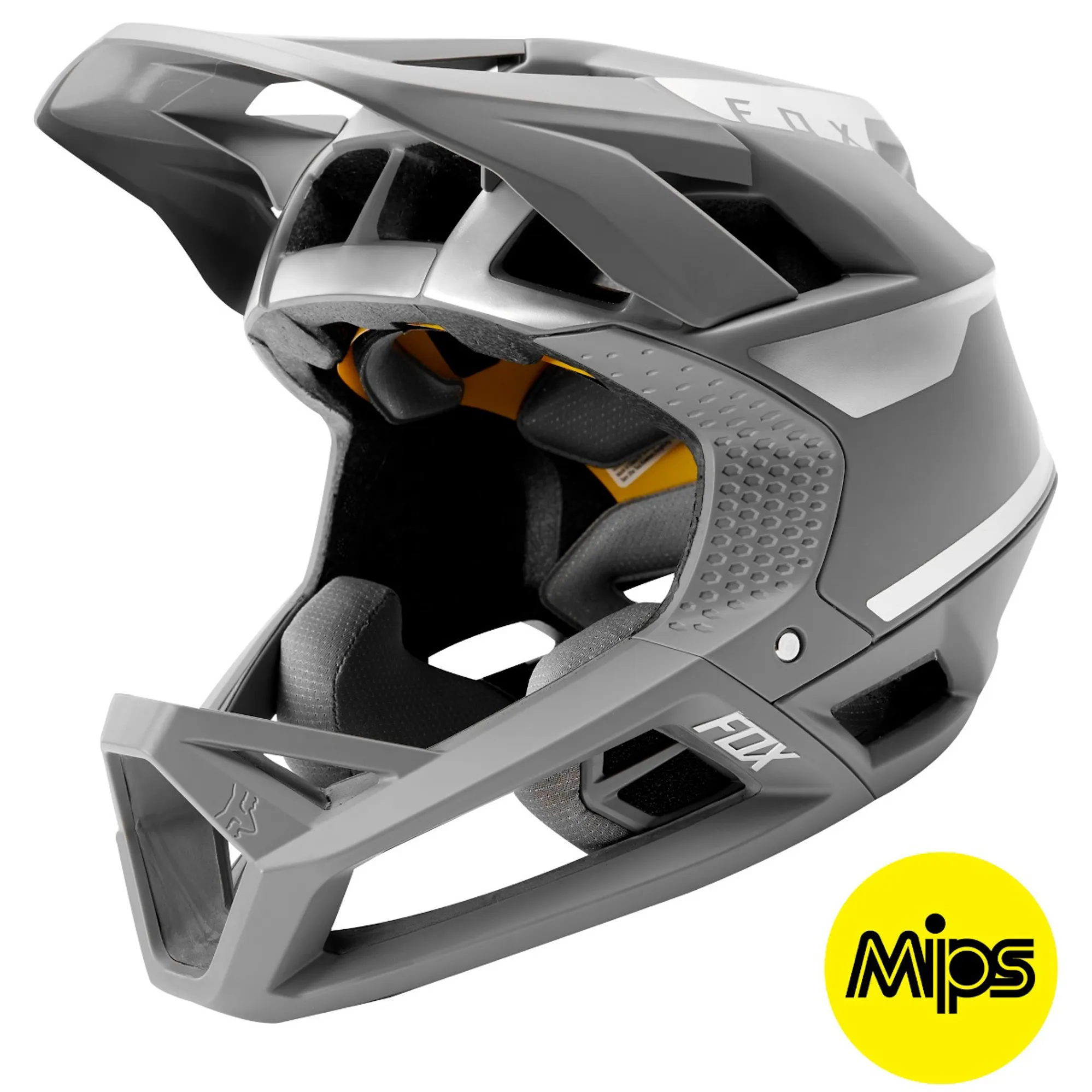 Profame Fox Proframe MIPS FullFace MTB Helmet Quo Pewter