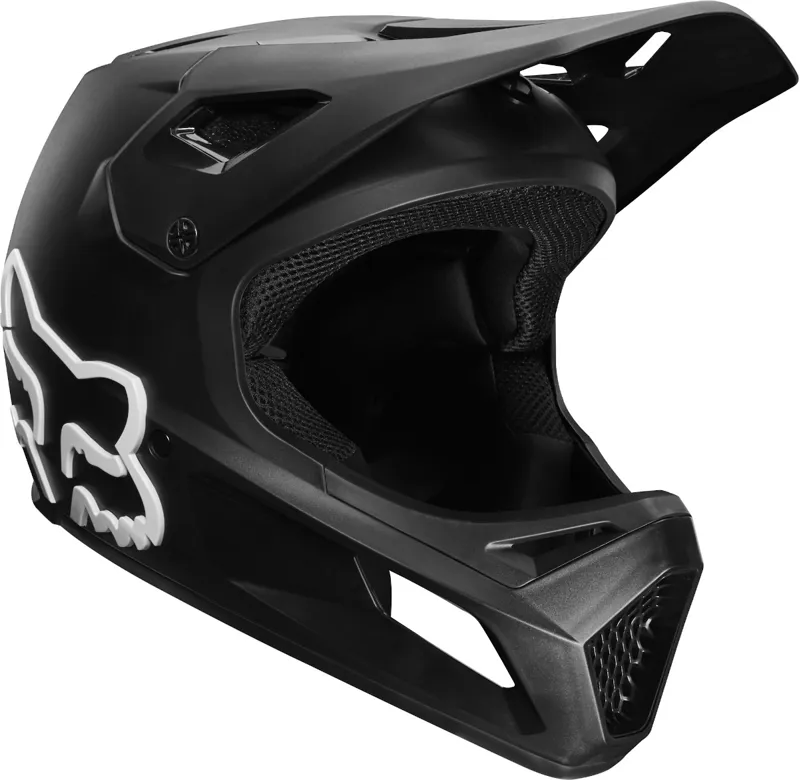 Fox Rampage Youth MTB Helmet Black/Black