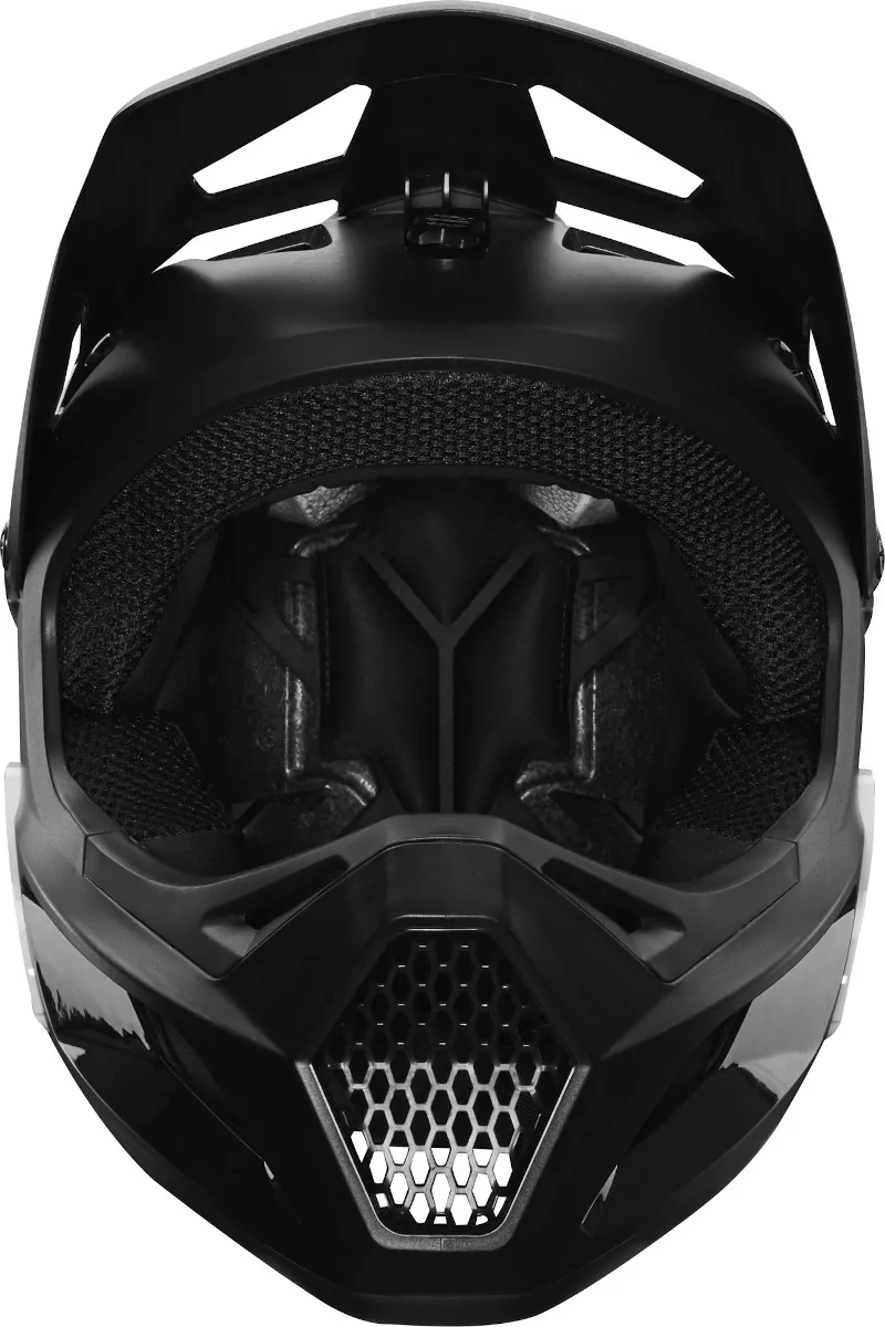 Fox Rampage Youth MTB Helmet Black/Black-2