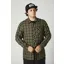 Fox Reeves LS Flannel Woven Shirt Olive Green