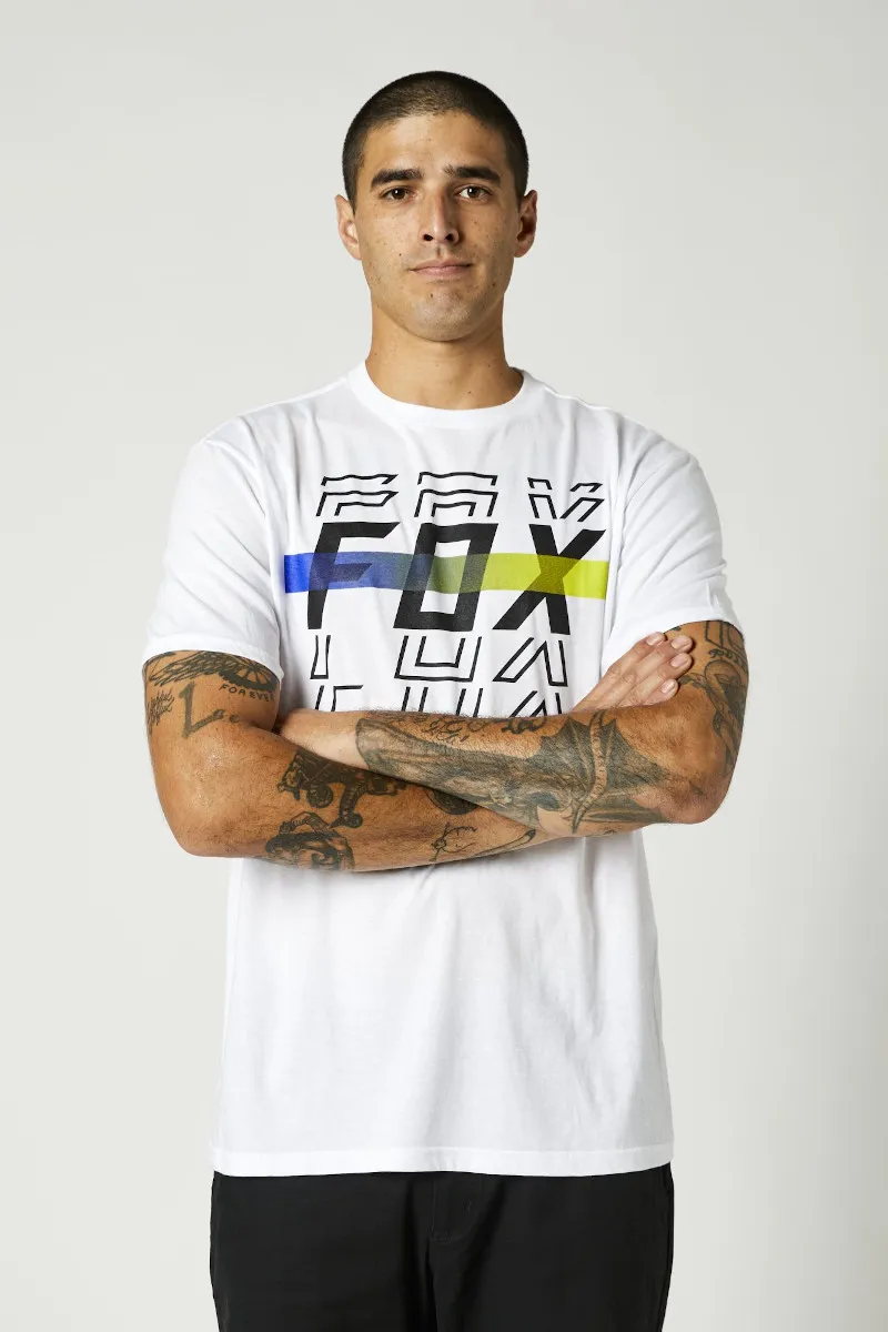 Fox Cranker Basic SS Tee Optic White-1