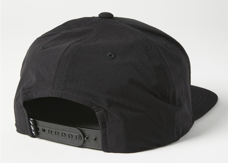 Fox Emblem Snapback Hat Black-1