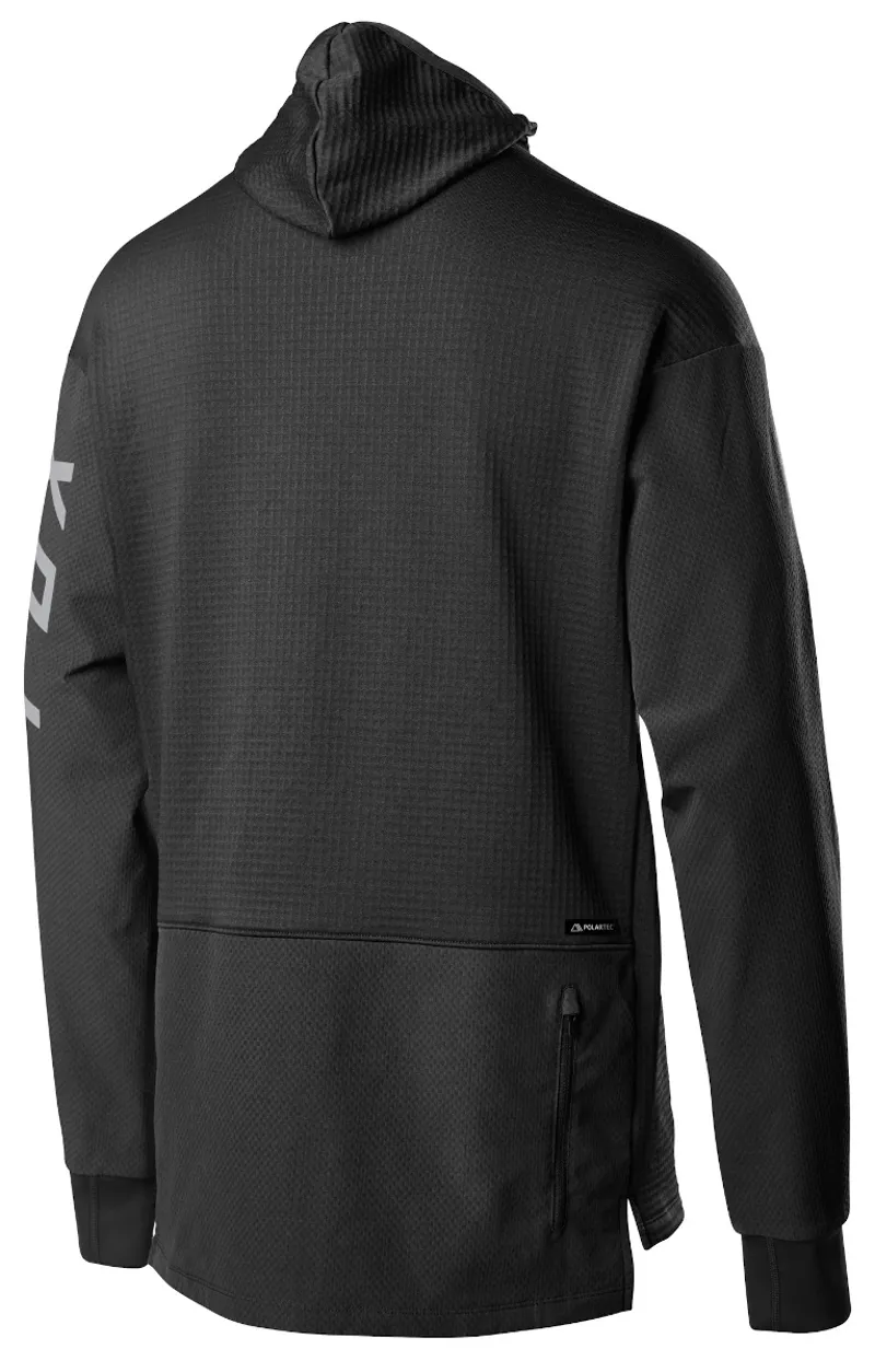 Fox Defend Thermo Hooded Jersey Black-1