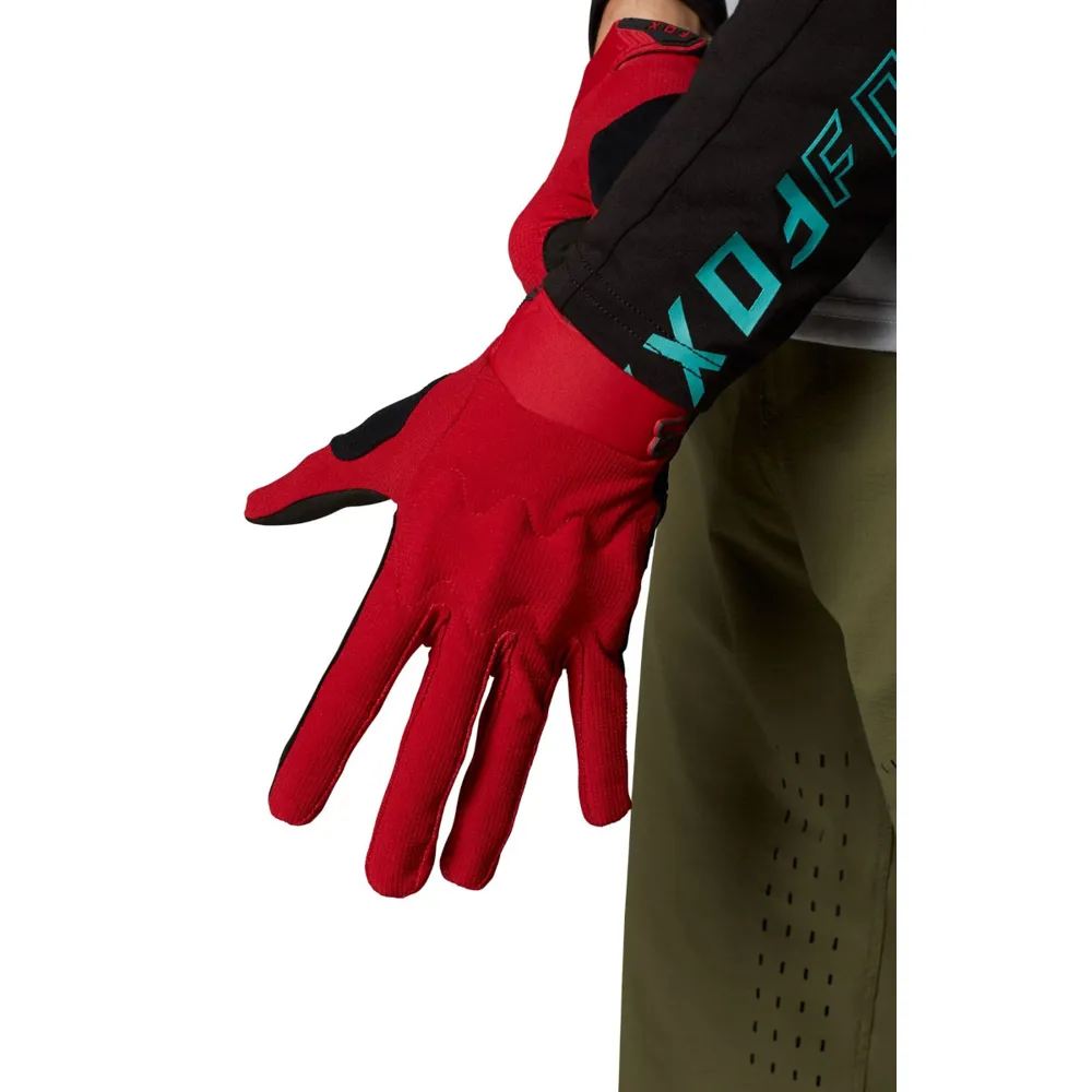Image of Fox Defend D3O MTB Gloves Chili Red