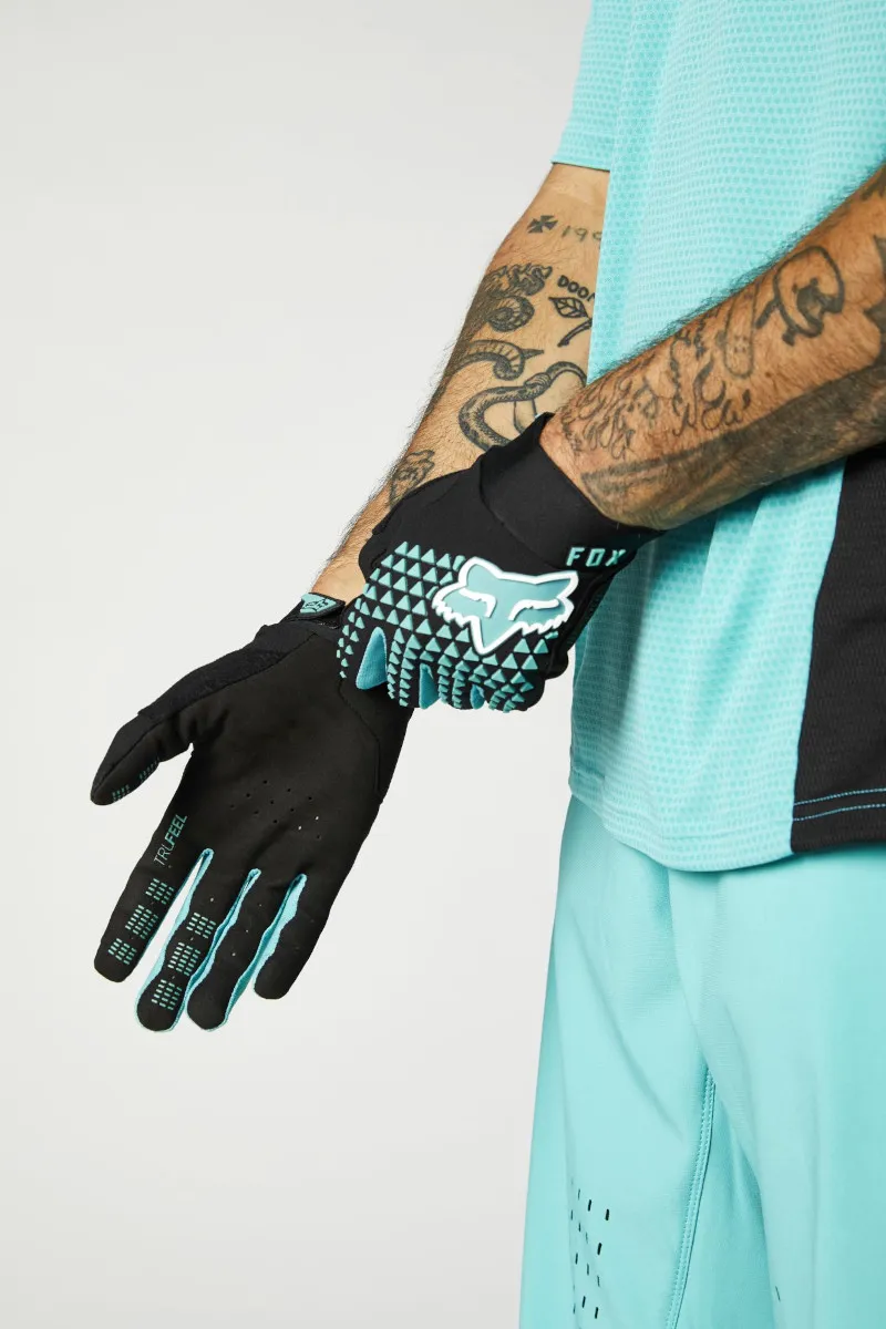 Fox Defend MTB Gloves Teal-1