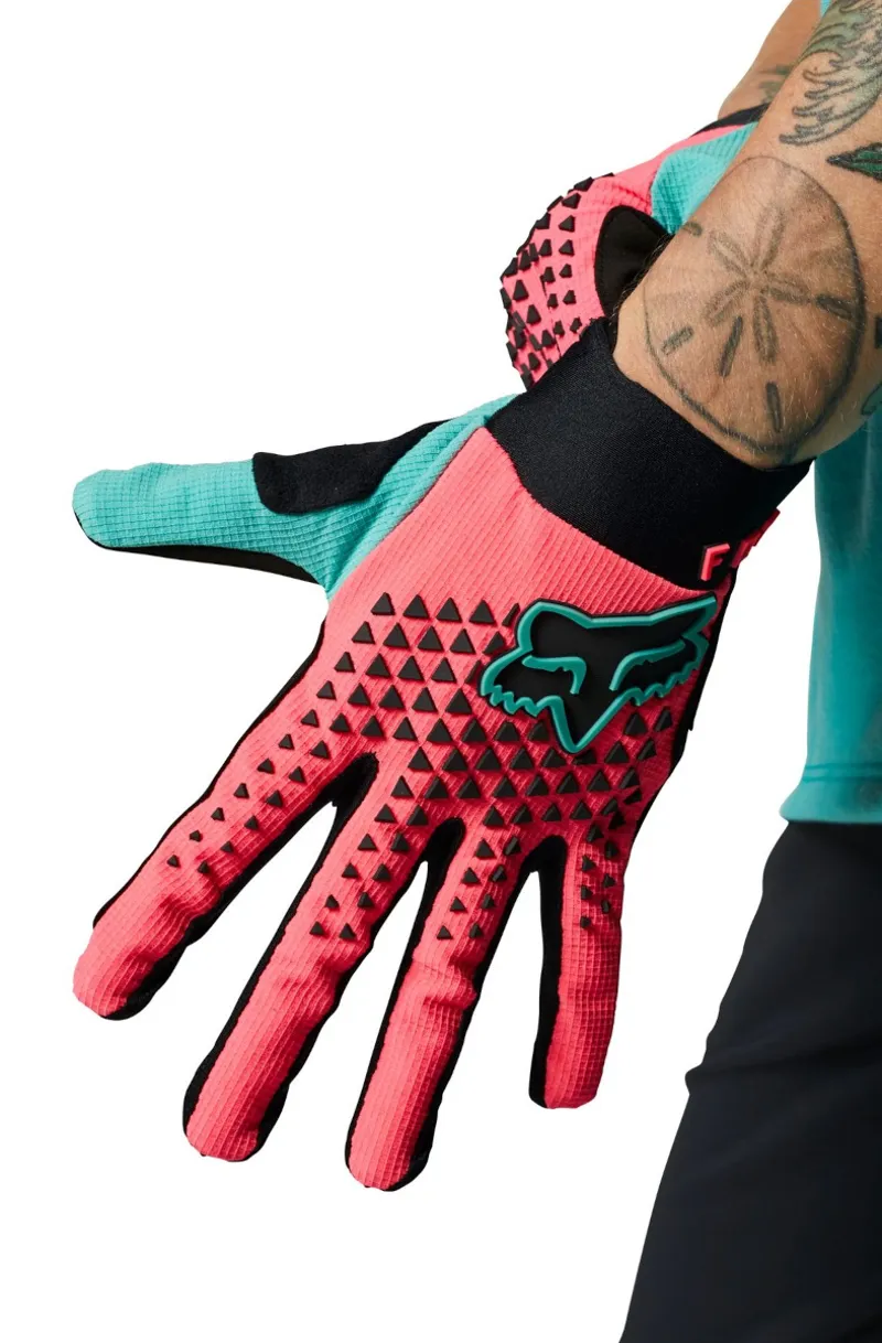 Fox Defend Womens MTB Gloves Pink