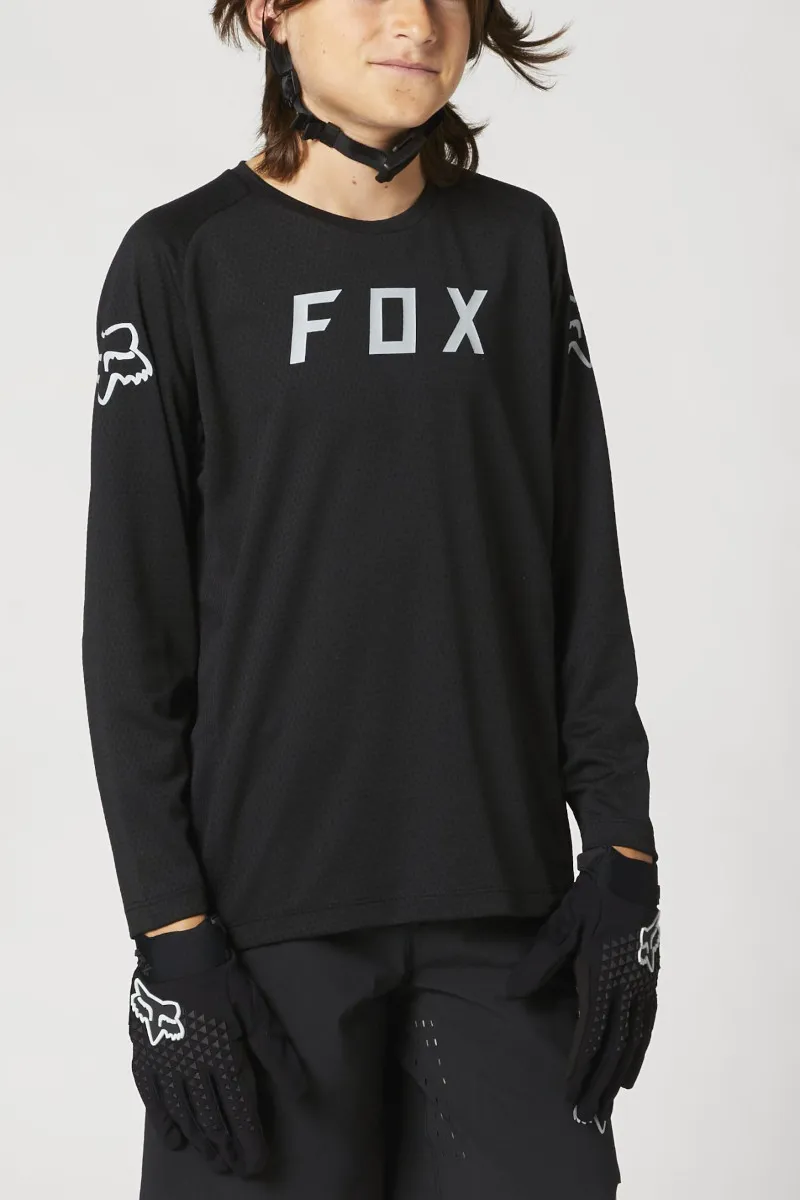 Fox Defend Youth LS Jersey Black