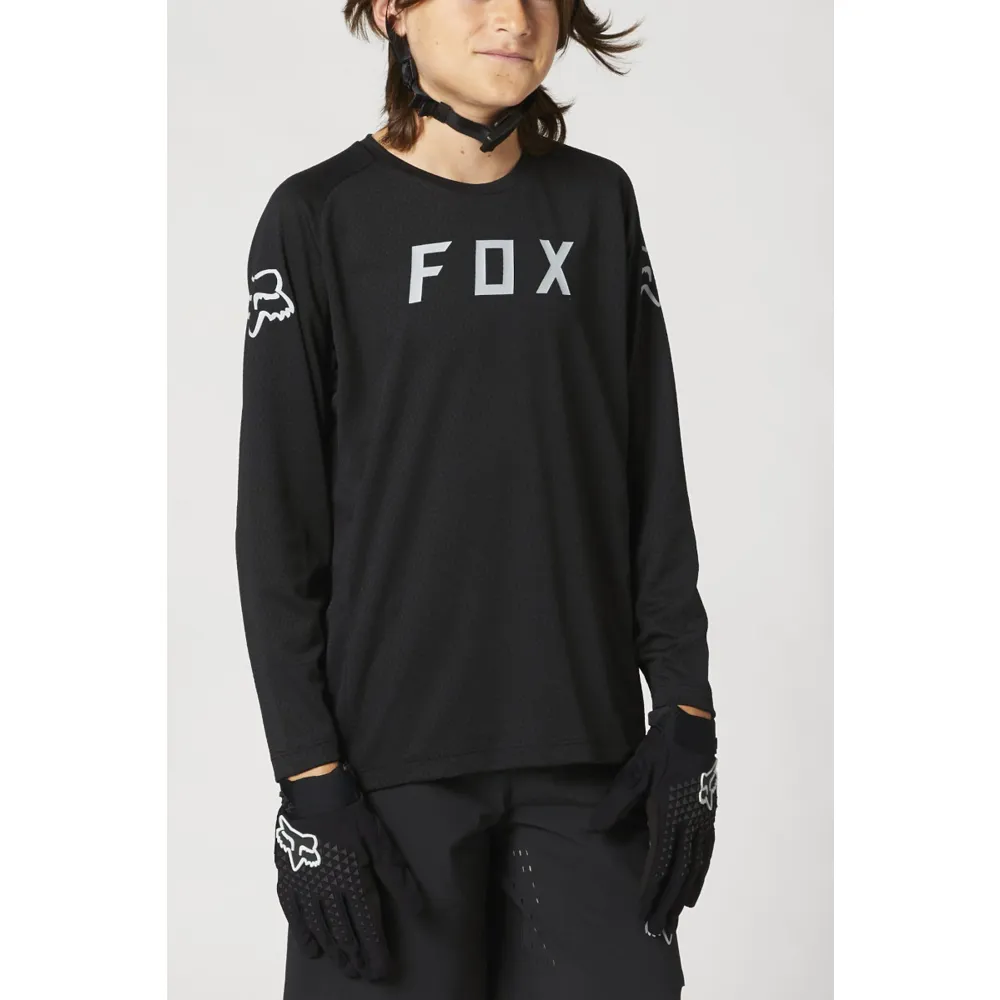 Fox Defend Youth LS Jersey Black