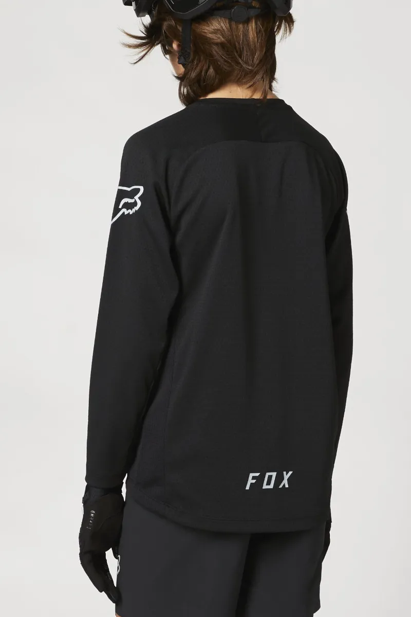 Fox Defend Youth LS Jersey Black-1