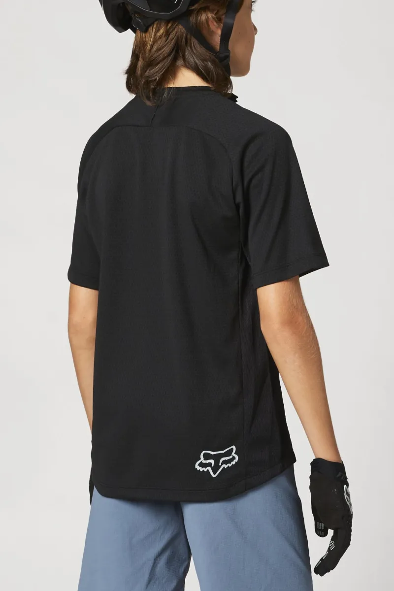Fox Defend Youth SS Jersey Black-3