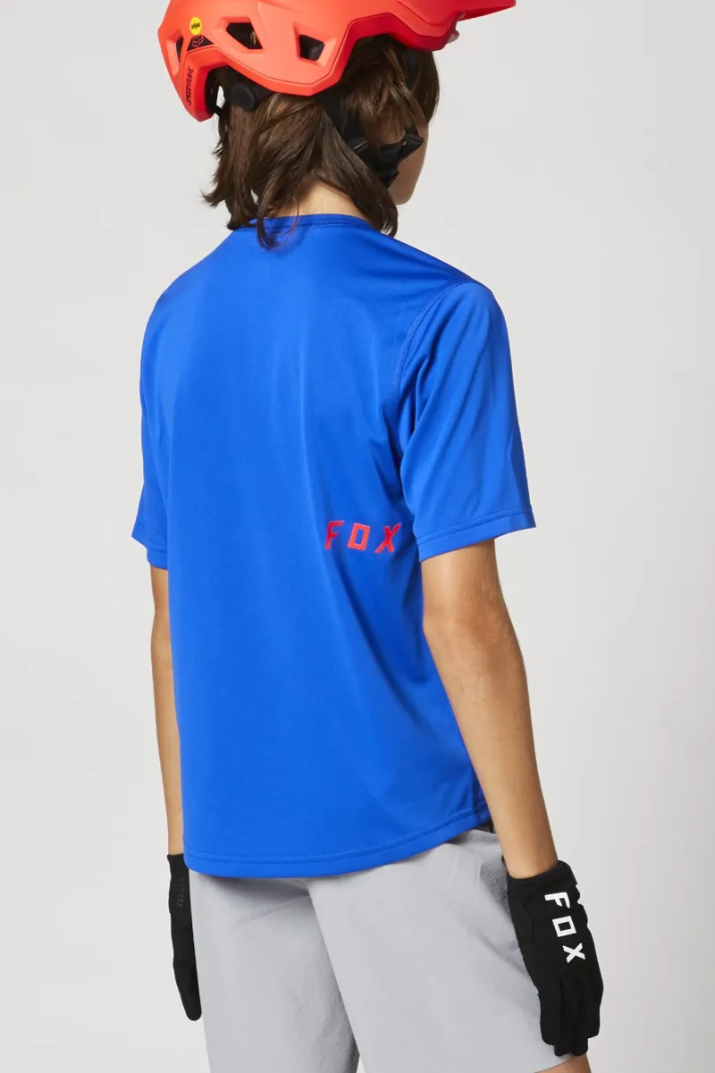 Fox Ranger Youth SS Jersey Blue-3