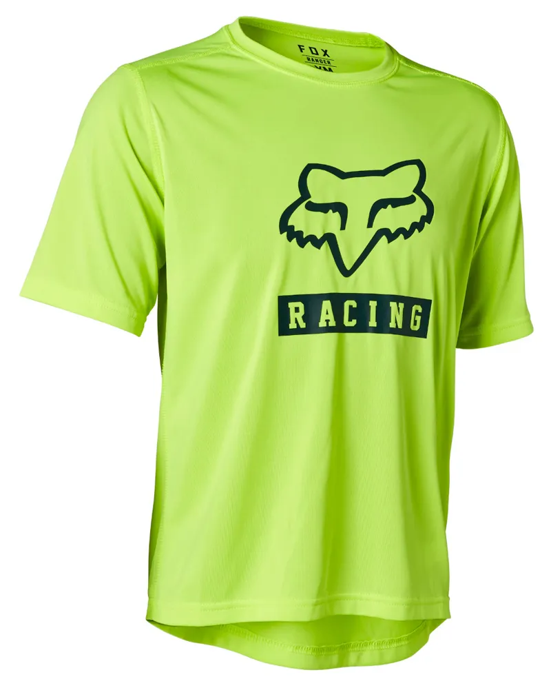 Fox Ranger Youth SS Jersey Flo Yellow