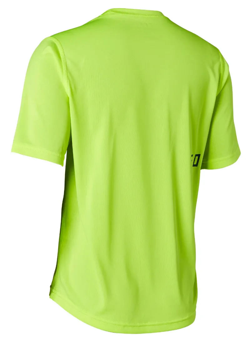 Fox Ranger Youth SS Jersey Flo Yellow-1