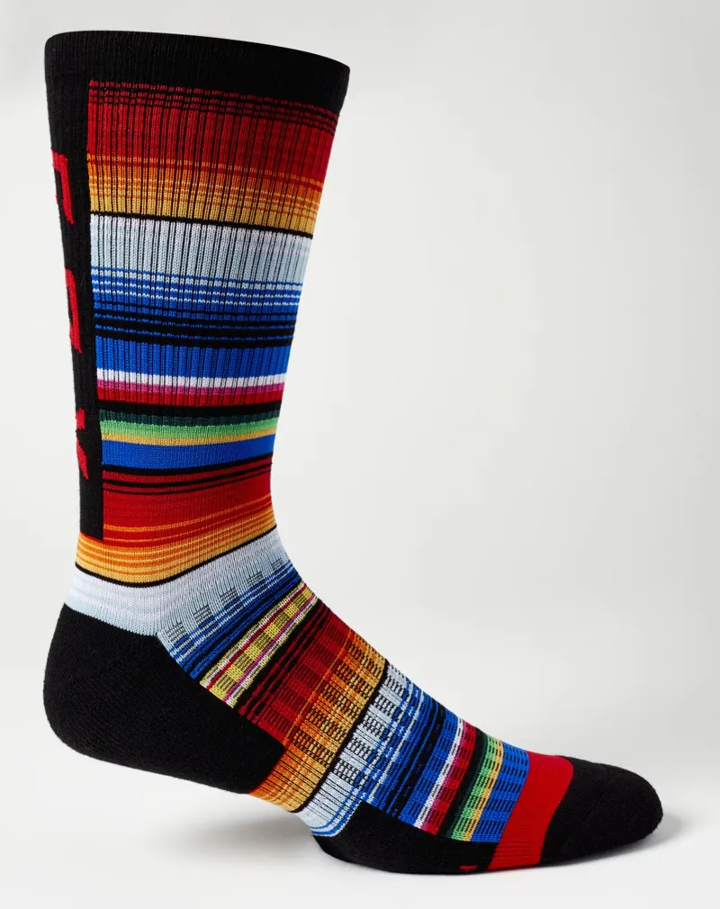 Fox Ranger 8 inch MTB Cushion Socks Navy/Orange