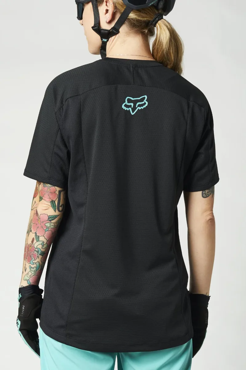 Fox Defend Womens SS MTB Jersey Black-3