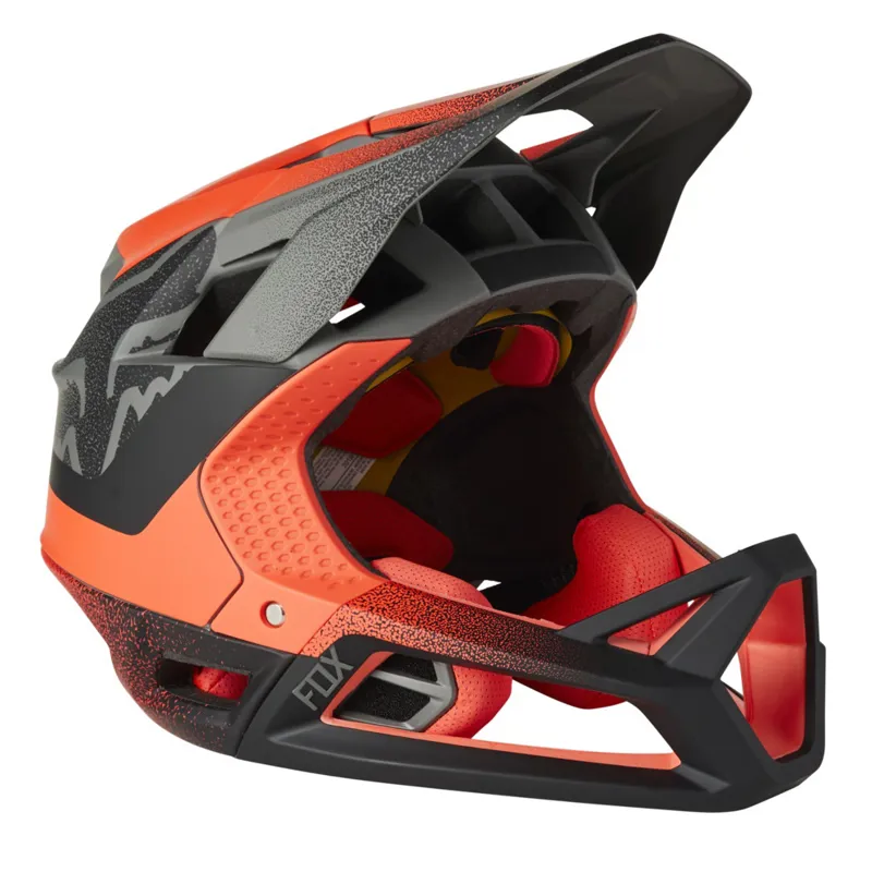Fox Proframe MIPS Full Face MTB Helmet Vapor White/Red/Black-1