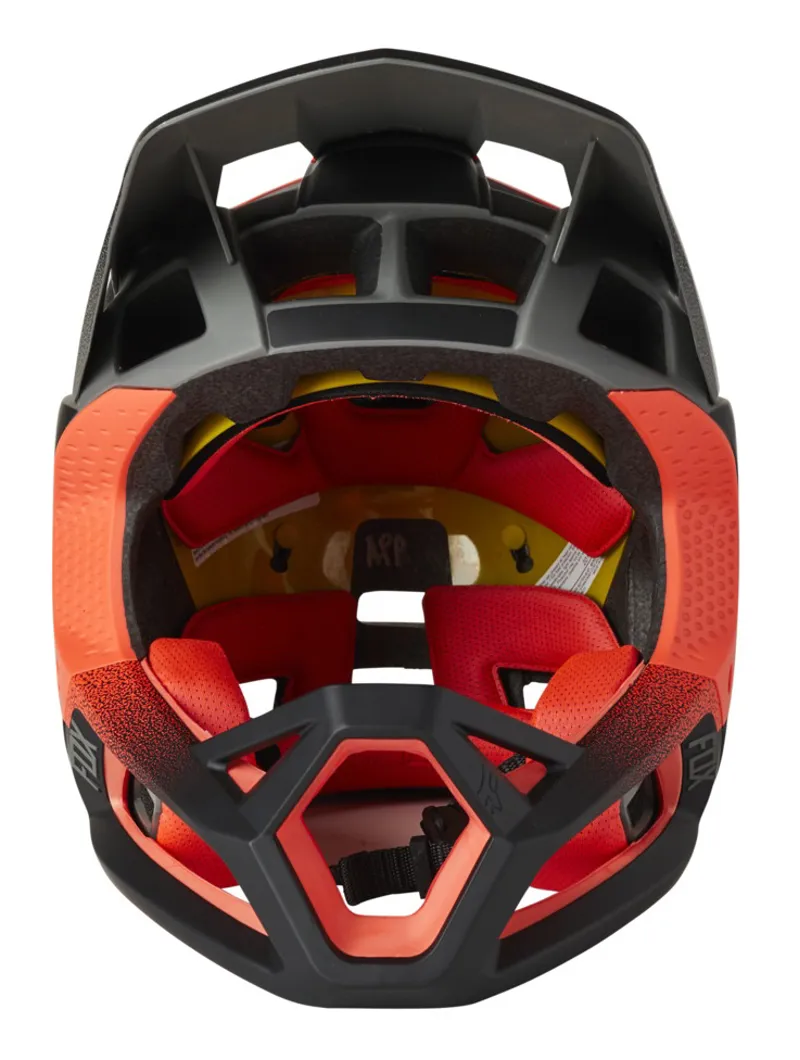 Fox Proframe MIPS Full Face MTB Helmet Vapor White/Red/Black-2