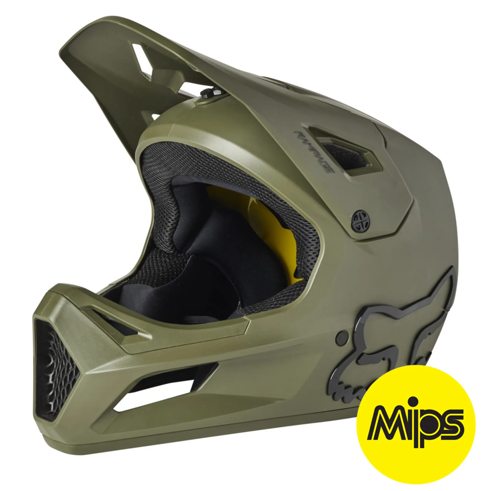 Fox Rampage MIPS Full Face MTB Helmet Olive Green