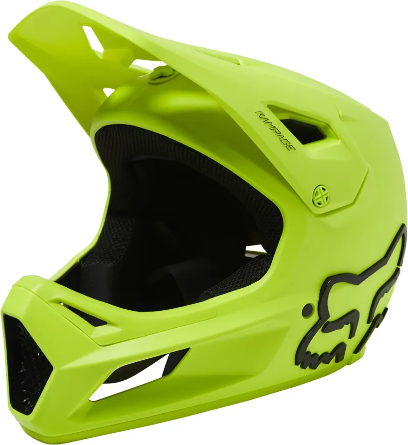 Fox Rampage Youth FullFace MTB Helmet Fluo Yellow