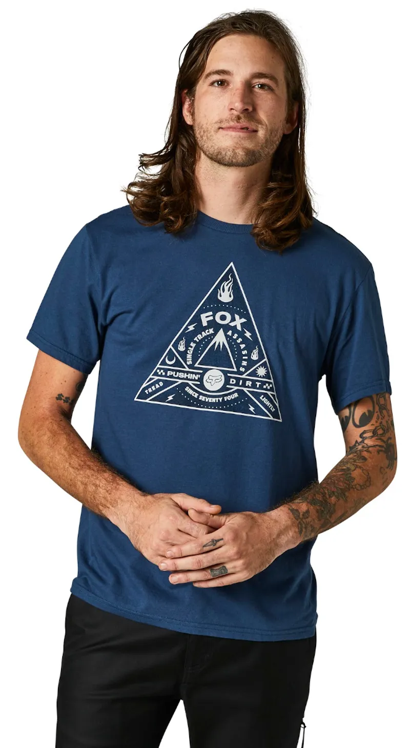 Fox Single Track SS Tee Dark Indigo-1